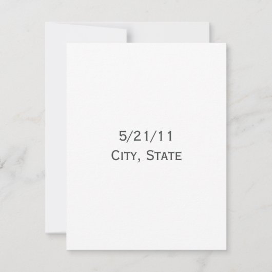 保存を結婚する納屋の大戸およびピンクのバラ日付 セーブザデート (裏面)