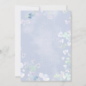 保存を結婚する2つのハート日付の招待状 セーブザデート (裏面)