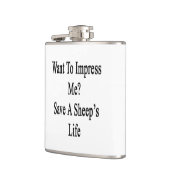 保存ヒツジの生命私に印象づけたいと思って下さい フラスク (左)