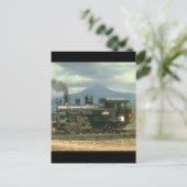 保存ラックタンクのポーズ(_Steam Train) ポストカード (スタンド正面)