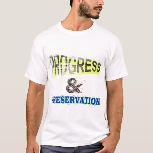 保存及び進行 Tシャツ (正面)