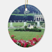 保存性のバルコニー、Longwoodガードからの赤い場面 セラミックオーナメント (左)