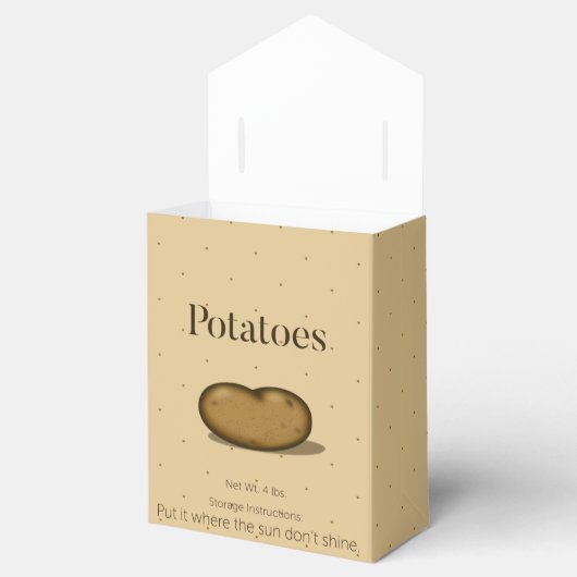 保存方法ユーモアのあるポテトサックスタイル フェイバーボックス (オープン)