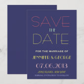 保存日お知らせ招待状 招待状 (正面/裏面)