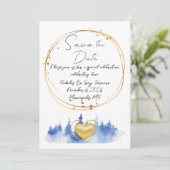 保存日を決めて 招待状 (スタンド正面)