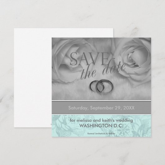 保存日アナウンス 招待状 (正面/裏面)