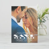 保存日カード | 映画のポスター写真招待状 招待状 (スタンド正面)