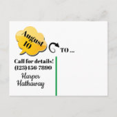 保存日ポストカード ポストカード (裏面)