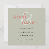 保存日付のお知らせカード＆封筒 (裏面)