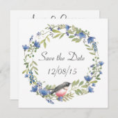 保存日付のお知らせ 招待状 (正面/裏面)