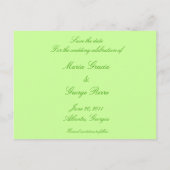 保存日付のはがき 案内ポストカード (裏面)