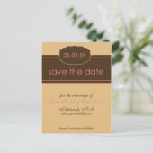 保存日付のポストカード テンプレート (スタンド正面)