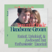 保存日付の…ウェブサイトの招待 セーブザデート (正面/裏面)