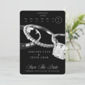 保存日付マグネット - カレンダーにマークを付けておいてください セーブザデート (スタンド正面)