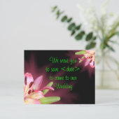 保存日付 - カスタマイズ 案内ポストカード (スタンド正面)