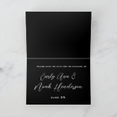 保存日付 カラーリリー - タンおよび ... - カスタマイズ 招待状 (内部)