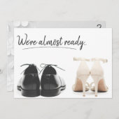 保存日付 シンプル & モダン 招待状 (正面/裏面)