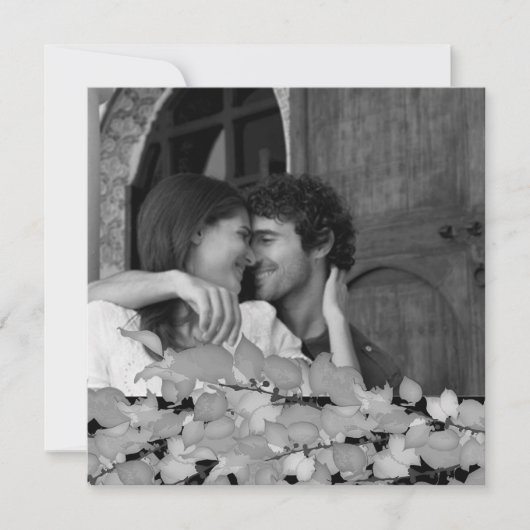 保存日付 フォトカード お知らせ 招待状 (正面)