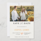 保存日付, フォト ミニマリスト 保存日付 招待状 (正面)