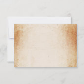 保存日付 ラスティック スカル フォト カード ゴシック (裏面)