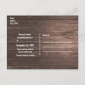 保存日付 ラスティック メイソンジャー ベイビーズブレス フォト 案内ポストカード (裏面)