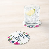 保存日付 ローズとペタルズ ペーパーコースター (インサイチュ)