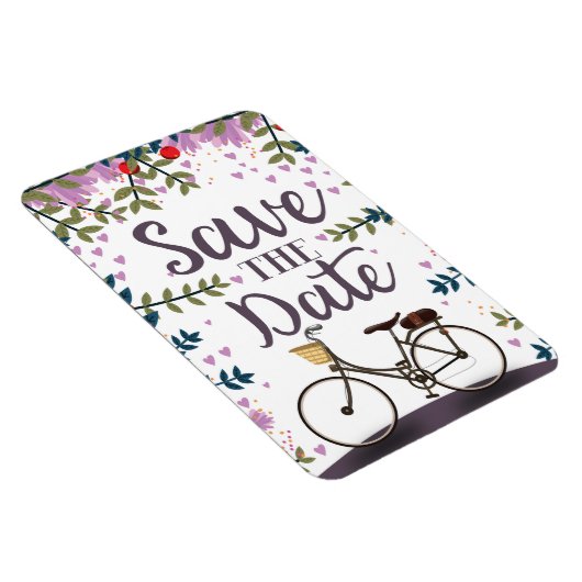 保存日付 ヴィンテージ自転車 マグネット (右側)