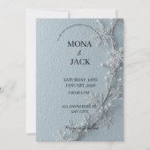 保存日付 - 個性的なシンプルモダンな結婚式 招待状 (裏面)