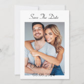 保存日付 招待状 (正面)