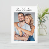 保存日付 招待状 (スタンド正面)