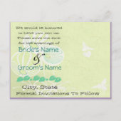 保存日付 – - - - 案内ポストカード (裏面)