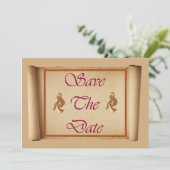 保存日時のお知らせ スクロール アナウンスメント 招待状 (スタンド正面)