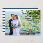 保存日時のお知らせ 招待状 (正面/裏面)