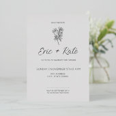 保存日時 箔招待状 (立ち正面)