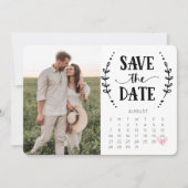 保存日曆卡片 - 鄉村風格 セーブザデート (正面)