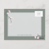 保存日::さくらんぼ花 ポストカード (裏面)