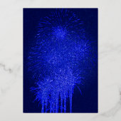 【保存日】ニューイヤー結婚式の箔押しカード 箔シーズンカード (裏面)