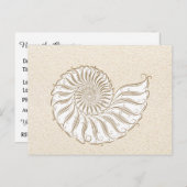 保存日 / ポストカード招待状 インビテーションポストカード (正面/裏面)