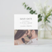 保存日、ミニマル 案内ポストカード (スタンド正面)