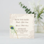 保存日 - ヴィンテージ ペコック & エッチング セーブザデート (スタンド正面)