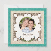 保存日 - ヴィンテージ ペコック & エッチング セーブザデート (裏面)