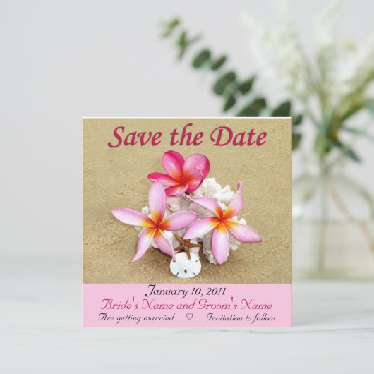 保存日 - 南国ビーチウェディング セーブザデート (スタンド正面)