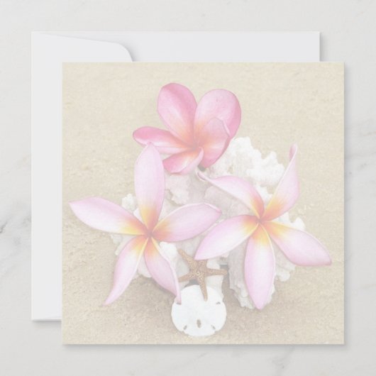 保存日 - 南国ビーチウェディング セーブザデート (裏面)