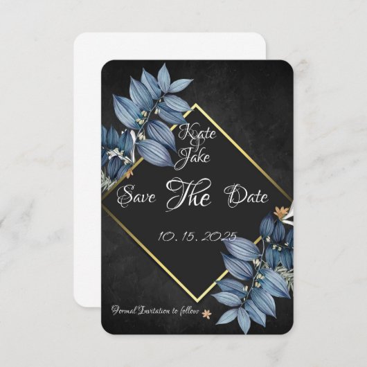 保存日 招待状 (正面/裏面)