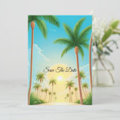 保存日 招待状 (スタンド正面)