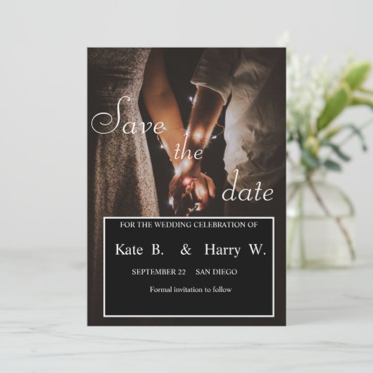 保存日 招待状 (スタンド正面)