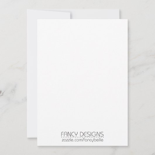 保存日 招待状 (裏面)