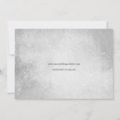 保存日 現代のペンストロークお知らせ 招待状 (裏面)