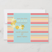 【保存日】発表 {ビーチウェディング テーマ} 招待状 (正面)