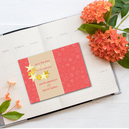 【保存日】発表 {ビーチウェディング テーマ} 招待状